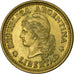 Moeda, Argentina, 10 Centavos, 1970, EF(40-45), Alumínio-Bronze, KM:66