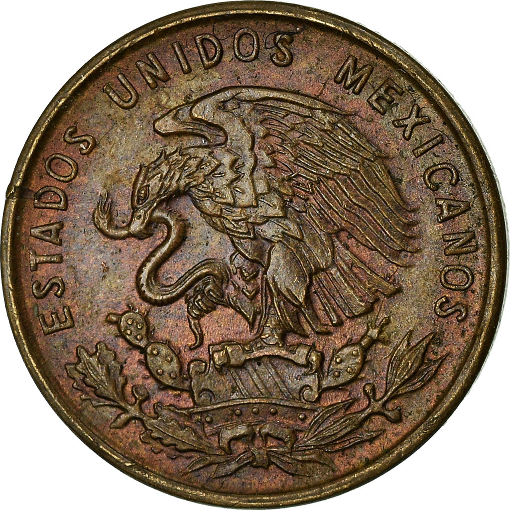 Coin, Mexico, Centavo, 1962, Mexico City, EF(40-45), Brass, KM:417