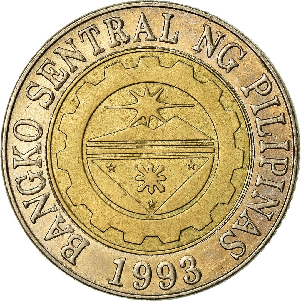 Coin, Philippines, 10 Piso, 2003, Manila, EF(40-45), Bi-Metallic, KM:278