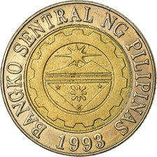 Coin, Philippines, 10 Piso, 2003, Manila, EF(40-45), Bi-Metallic, KM:278