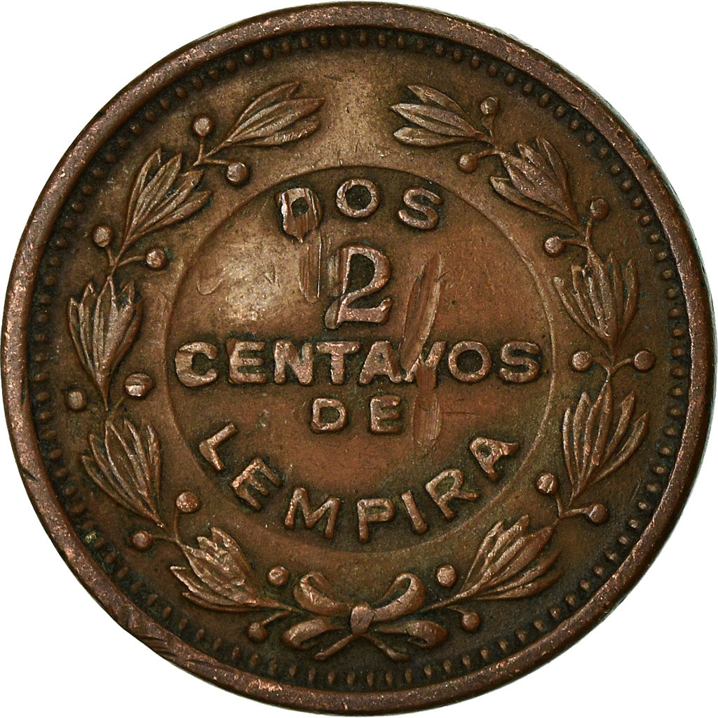 Monnaie, Honduras, 2 Centavos, 1956, Philadelphie, U.S.A., TTB, Bronze, KM:78