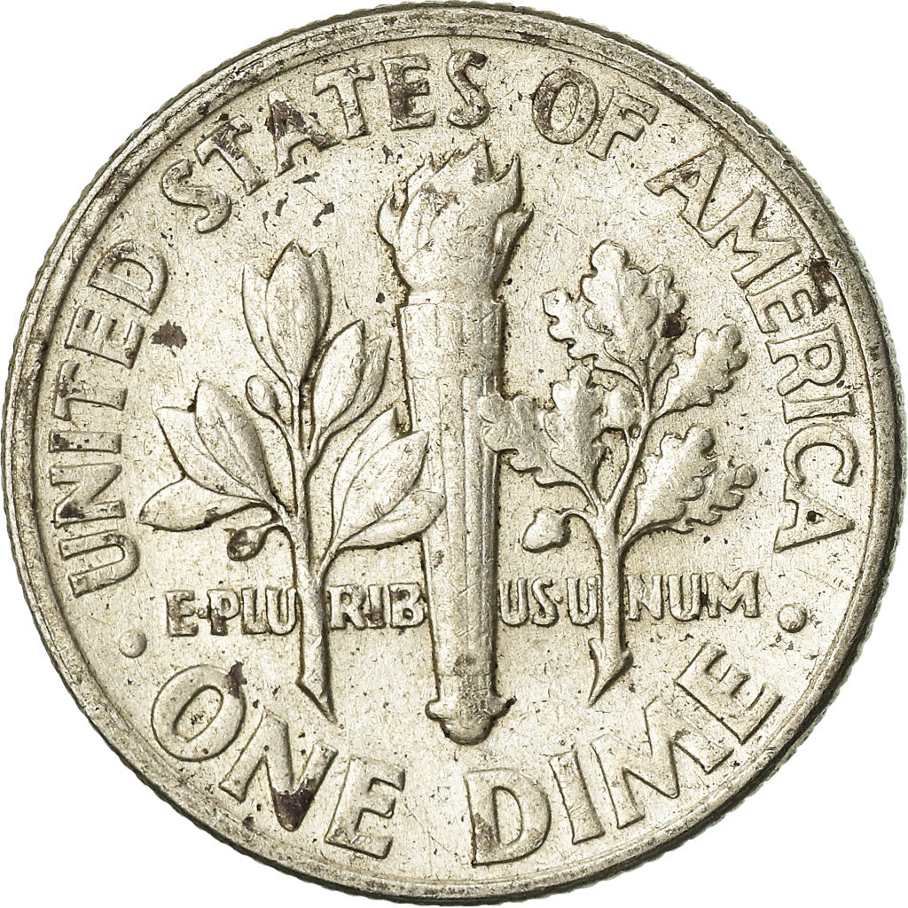 Coin, United States, Roosevelt Dime, Dime, 1960, U.S. Mint, Philadelphia