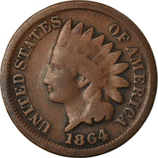 Coin, United States, Indian Head Cent, Cent, 1864, U.S. Mint, Philadelphia