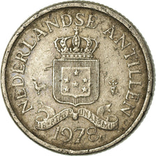 Coin, Netherlands Antilles, Juliana, 10 Cents, 1978, EF(40-45), Nickel, KM:10