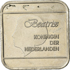 Moneda, Aruba, Beatrix, 5 Florin, 1996, Utrecht, MBC, Níquel aleado con acero