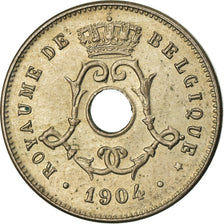 Coin, Belgium, 5 Centimes, 1904, EF(40-45), Copper-nickel, KM:54