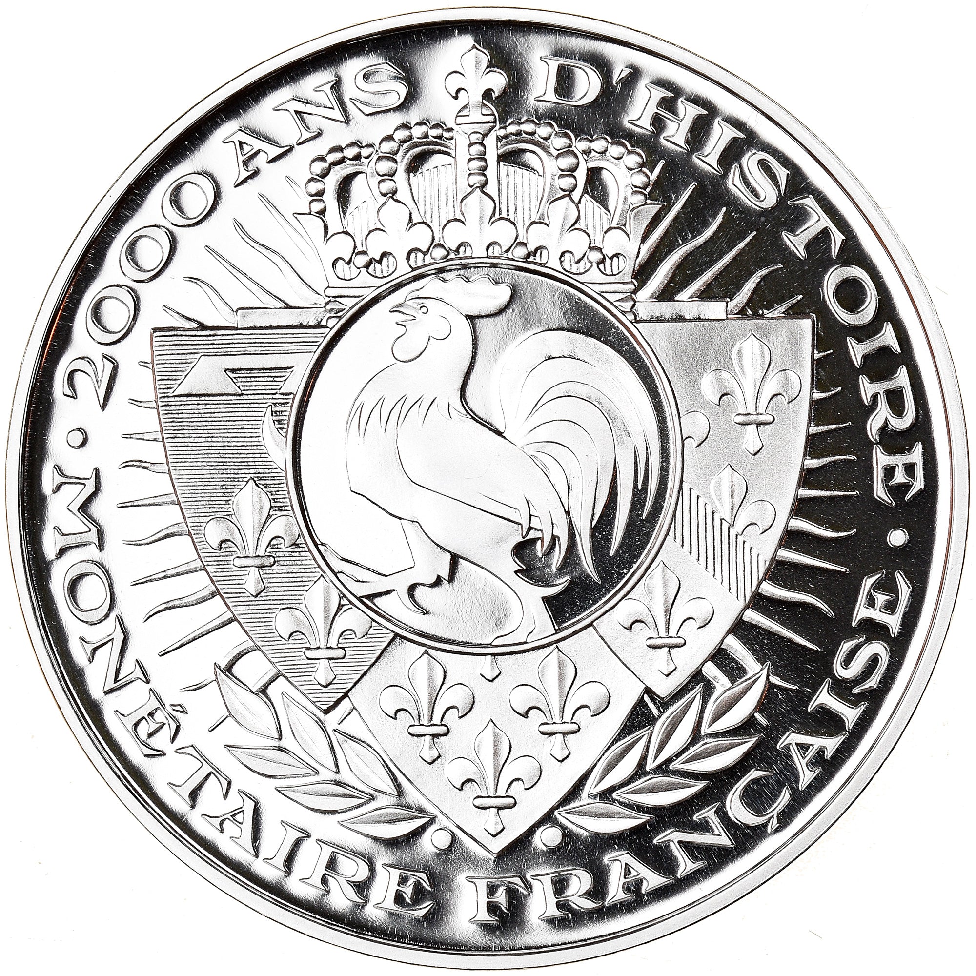 Francja, Medal, Histoire Monétaire, Napoléon Ier, 1 Franc An 14, MS(65-70)