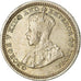 Coin, Hong Kong, George V, 5 Cents, 1932, EF(40-45), Silver, KM:18