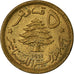 Monnaie, Lebanon, 5 Piastres, 1961, TTB, Aluminum-Bronze, KM:21