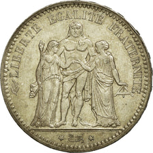 Coin, France, Hercule, 5 Francs, 1875, Paris, MS(60-62), Silver, KM:820.1