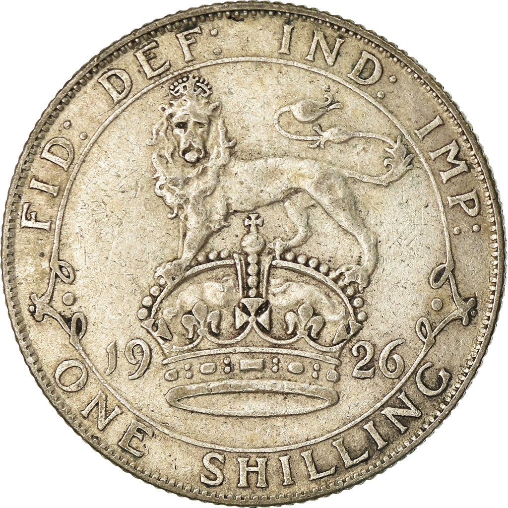 Coin, Great Britain, George V, Shilling, 1926, VF(30-35), Silver, KM:816a