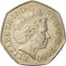Coin, Great Britain, Elizabeth II, 50 Pence, 2000, EF(40-45), Copper-nickel