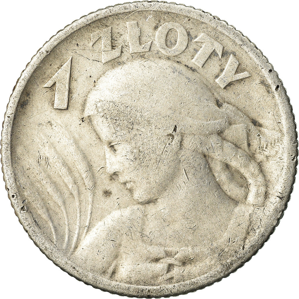 Moneta, Polska, Zloty, 1924, VF(20-25), Srebro, KM:15