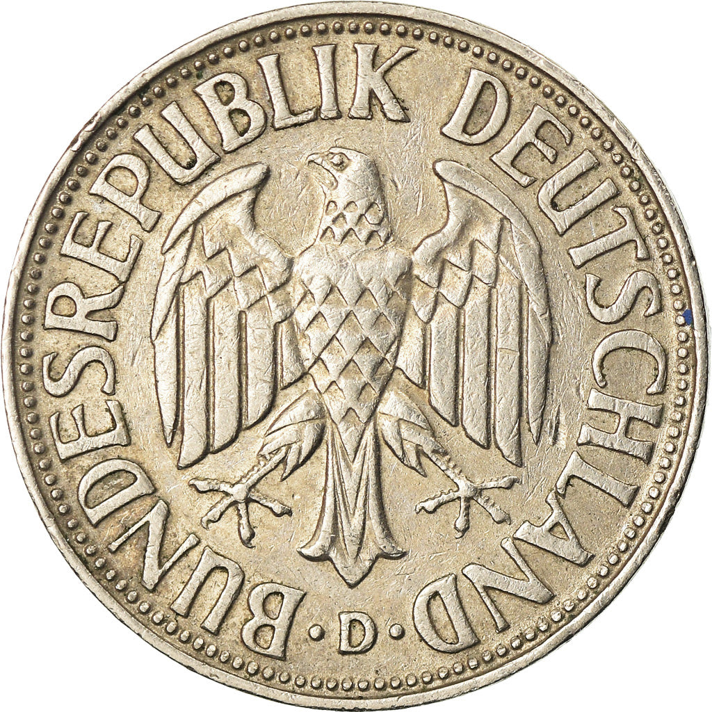 Moneta, GERMANIA - REPUBBLICA FEDERALE, Mark, 1956, Munich, BB, Rame-nichel