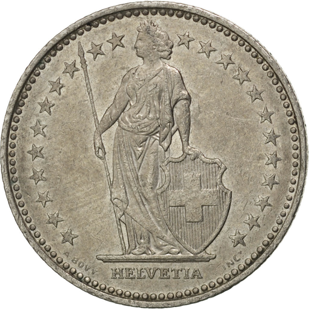 Suisse, Confédération Helvétique, 1 Franc 1985, KM 24a.3