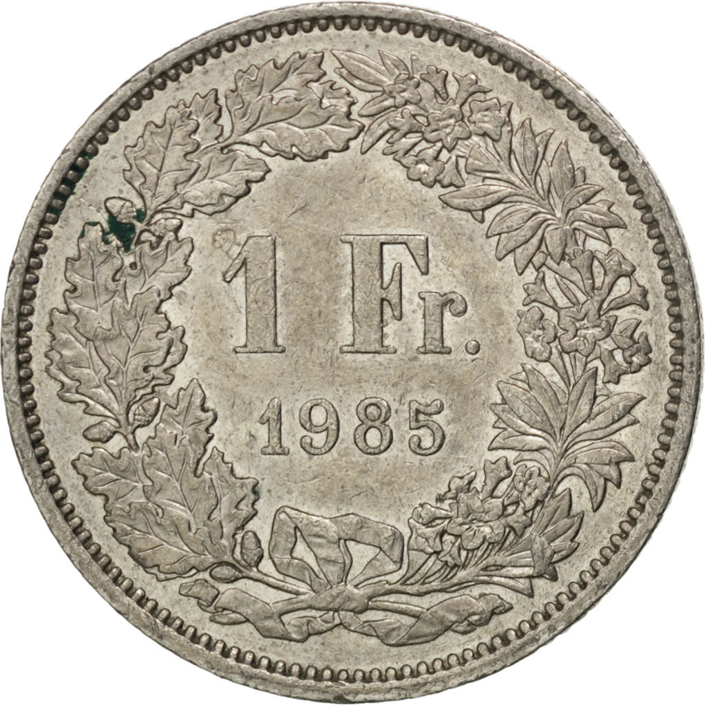 Suisse, Confédération Helvétique, 1 Franc 1985, KM 24a.3