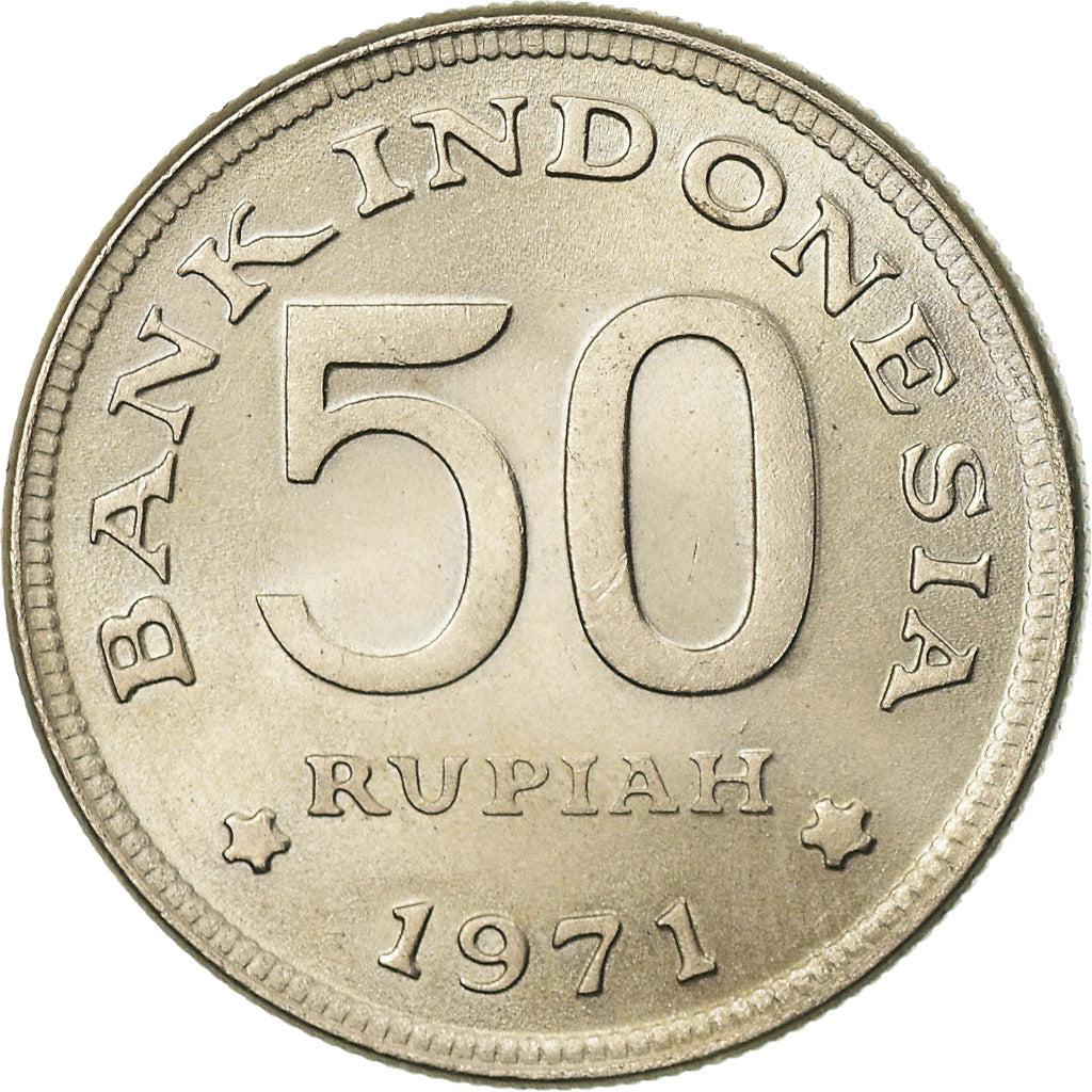 Monnaie, Indonésie, 50 Rupiah, 1971, SUP, Copper-nickel, KM:35