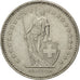 SWITZERLAND, Franc, 1984, Bern, KM #24a.3, AU(55-58), Copper-Nickel, 23.2, 4.38