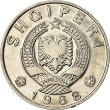 Monnaie, Albania, 50 Qindarka, 1988, SUP, Aluminium, KM:72