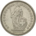 SWITZERLAND, Franc, 1984, Bern, KM #24a.3, AU(55-58), Copper-Nickel, 23.2, 4.39