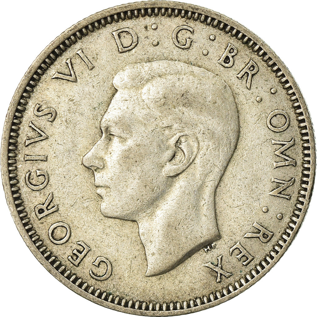 Moneta, Gran Bretagna, George VI, Shilling, 1942, BB, Argento, KM:854