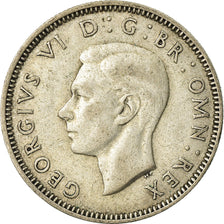 Moneta, Gran Bretagna, George VI, Shilling, 1942, BB, Argento, KM:854