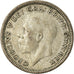 Munten, Groot Bretagne, George V, 6 Pence, 1927, FR, Zilver, KM:828