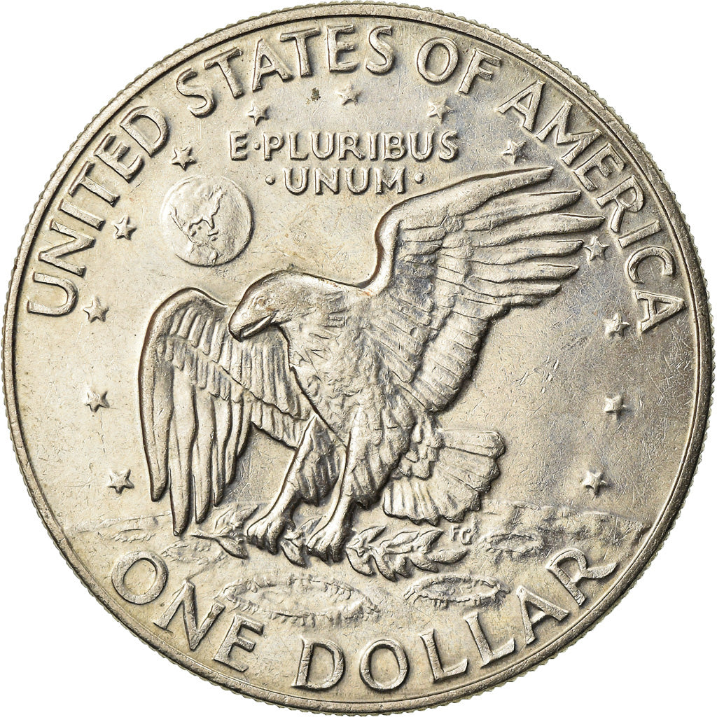 Coin, United States, Eisenhower Dollar, Dollar, 1974, U.S. Mint, Philadelphia