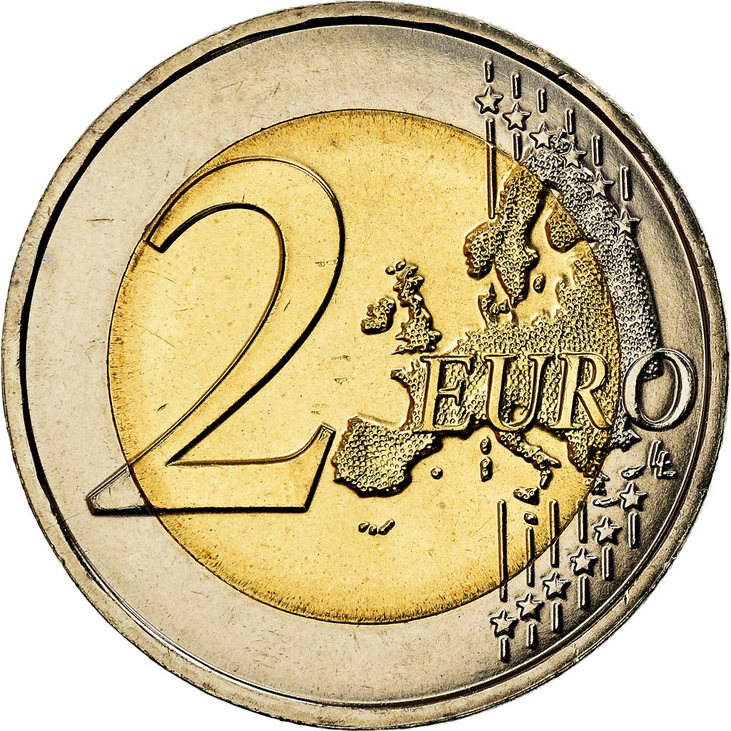 France, 2 Euro, 2015, MS(64), Bimetallic