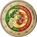Portugal, 2 Euro, Republica Portuguesa, 2010, Colorised, MS(63), Bi-Metallic