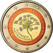 Słowenia, 2 Euro, Ljubljana, 2010, Colorised, AU(55-58), Bimetaliczny, KM:94