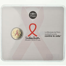 Frankreich, 2 Euro, Sidaction, 2014, STGL, Bimetallic