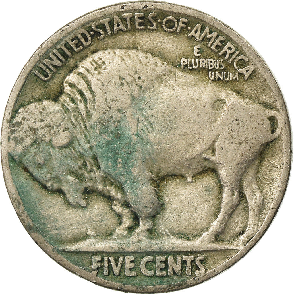 Coin, United States, Buffalo Nickel, 5 Cents, 1925, U.S. Mint, Philadelphia