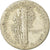 Monnaie, États-Unis, Mercury Dime, Dime, 1944, U.S. Mint, Philadelphie, TB+