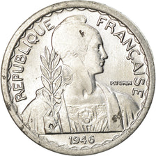 Moeda, INDOCHINA FRANCESA, 5 Cents, 1946, Paris, EF(40-45), Alumínio, KM:30.1
