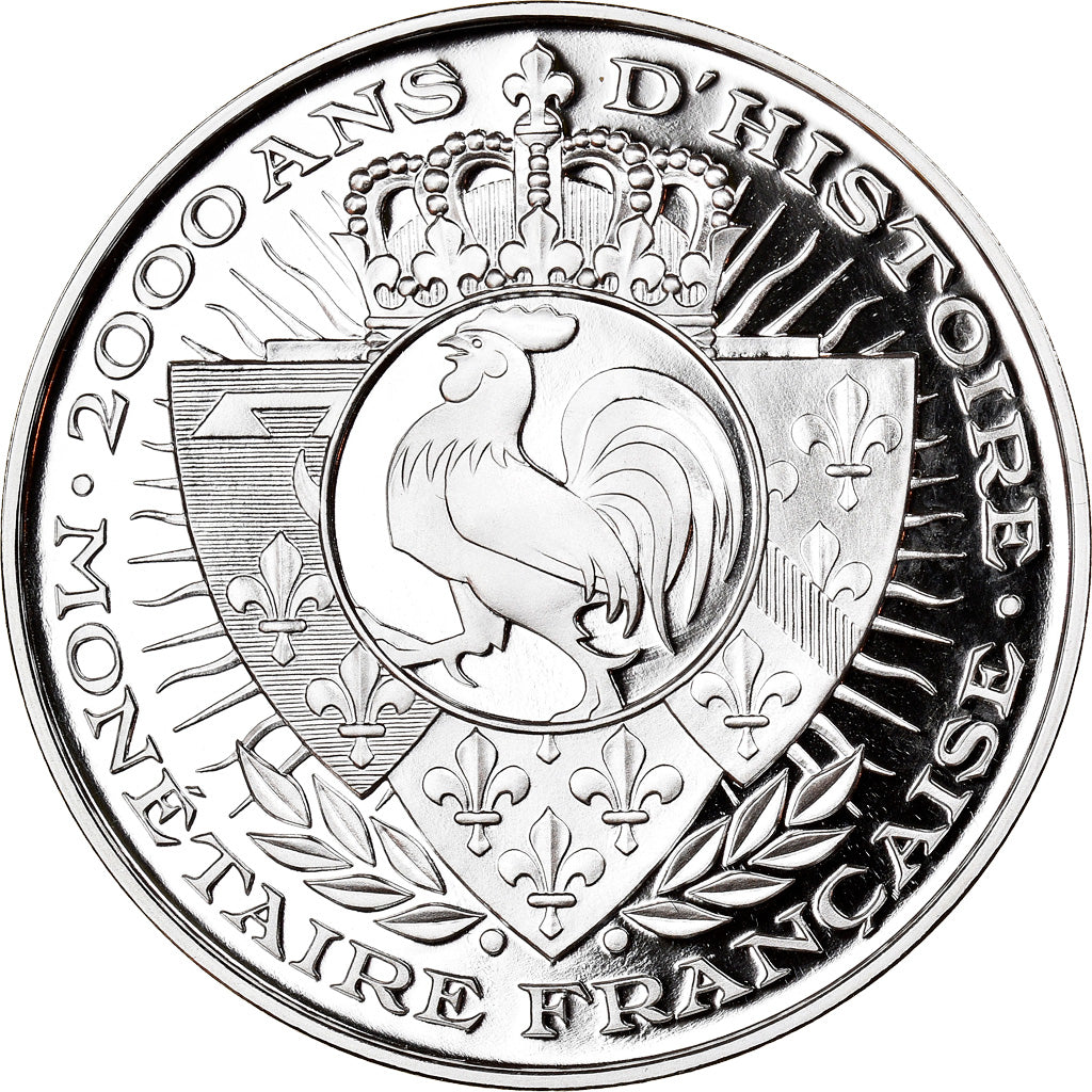 France, Medal, La Nation et L'Eglise, Agnel D'Or, MS(65-70), Silver