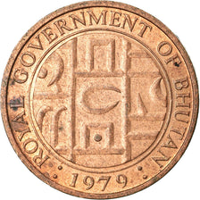 Coin, Bhutan, 5 Chetrums, 1979, EF(40-45), Bronze, KM:45