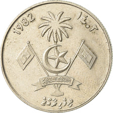 Coin, MALDIVE ISLANDS, Rufiyaa, 1982, EF(40-45), Copper-Nickel Clad Steel, KM:73