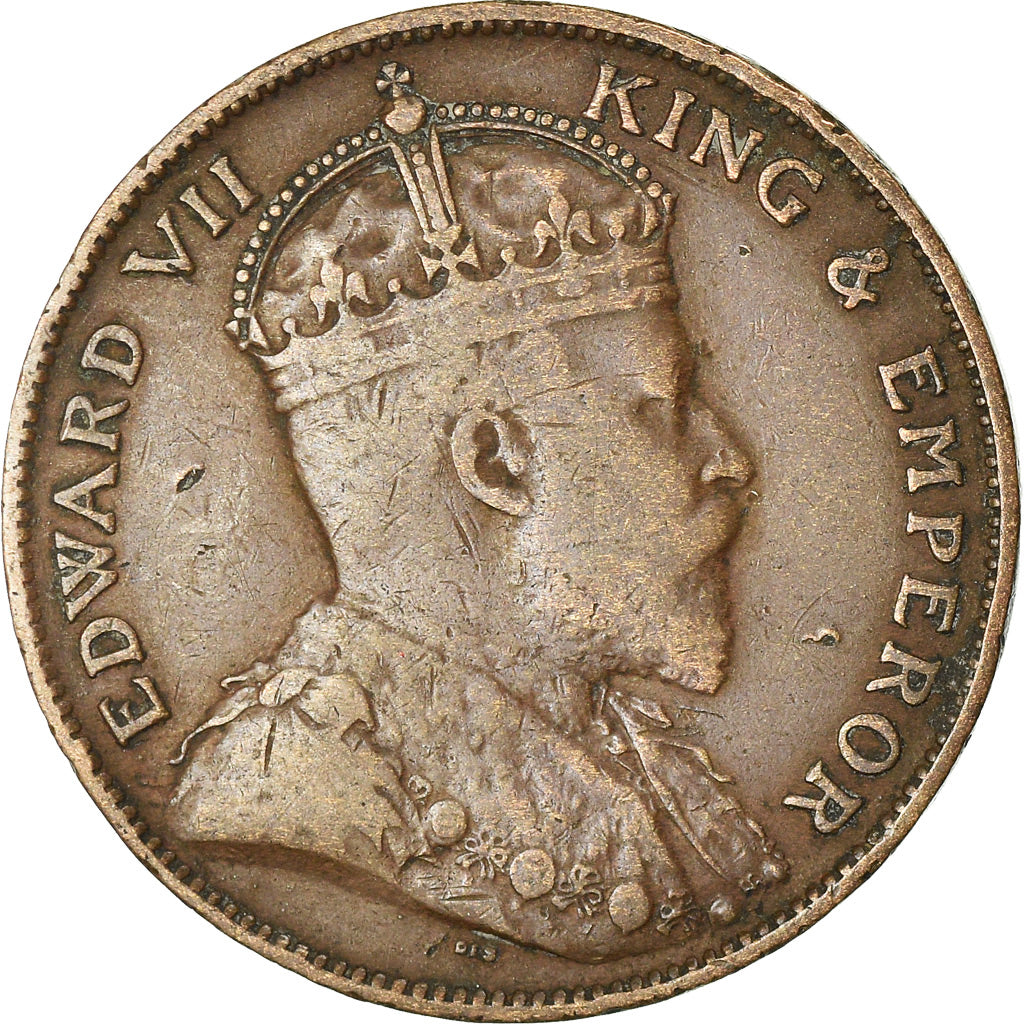 Coin, Jersey, Edward VII, 1/24 Shilling, 1909, EF(40-45), Bronze, KM:9