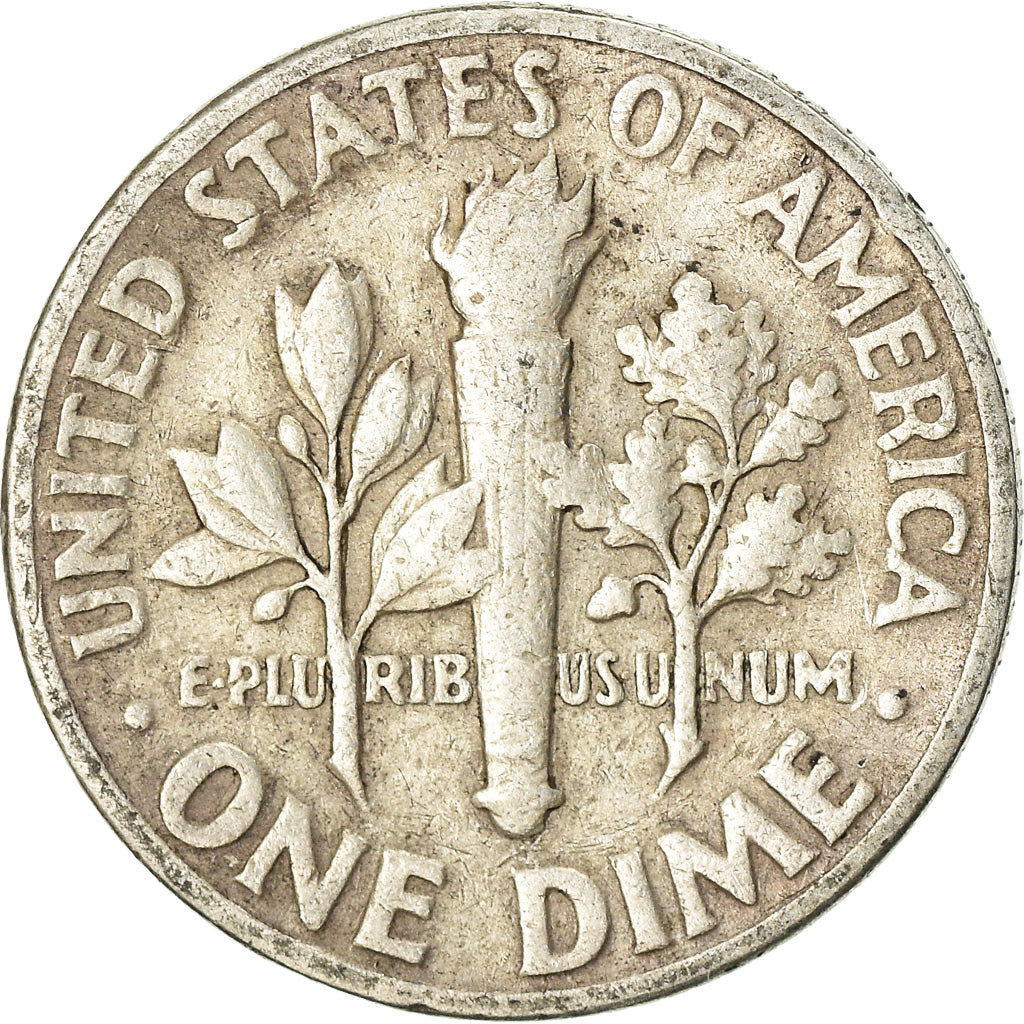 Coin, United States, Roosevelt Dime, Dime, 1948, U.S. Mint, Philadelphia
