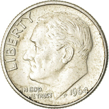 Coin, United States, Roosevelt Dime, Dime, 1966, U.S. Mint, Denver, EF(40-45)