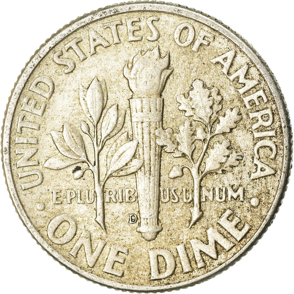 Coin, United States, Roosevelt Dime, Dime, 1966, U.S. Mint, Denver, EF(40-45)