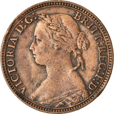 Coin, Great Britain, Victoria, Farthing, 1880, EF(40-45), Bronze, KM:753