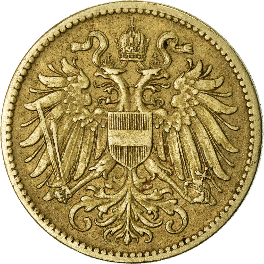 Münze, Österreich, Franz Joseph I, 10 Heller, 1916, SS, Copper-Nickel-Zinc