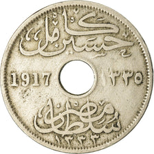 Coin, Egypt, Hussein Kamil, 10 Milliemes, 1917, VF(30-35), Copper-nickel, KM:316