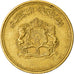 Moneta, Marocco, al-Hassan II, 5 Santimat, 1974, BB, Alluminio-bronzo, KM:59