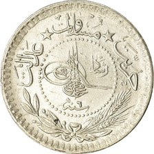 Coin, Turkey, Muhammad V, 5 Para, 1912, Qustantiniyah, AU(55-58), Nickel, KM:759