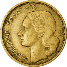 Moneda, Francia, Guiraud, 20 Francs, 1950, Paris, MBC, Aluminio - bronce