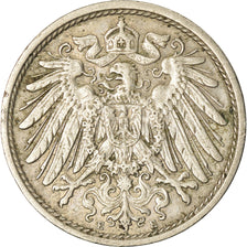Coin, GERMANY - EMPIRE, Wilhelm II, 10 Pfennig, 1911, Muldenhütten, EF(40-45)