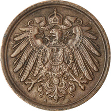 Coin, GERMANY - EMPIRE, Wilhelm II, Pfennig, 1914, Berlin, EF(40-45), Copper